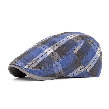 Colorful Plaid Beret For Men And Women
