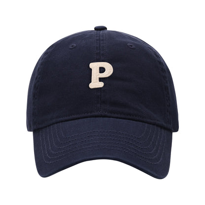 Letter P Duckbill Cap Casual Fashion Versatile Street Baseball Cap