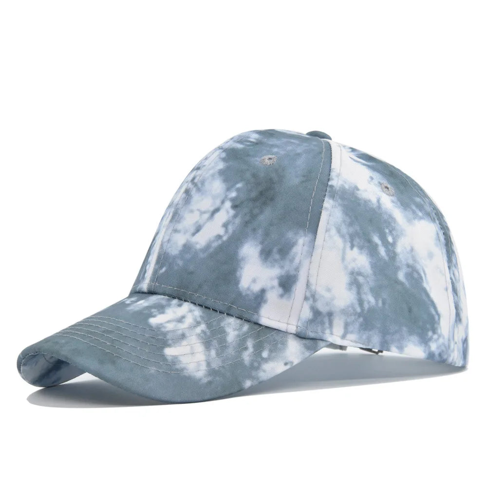 Unisex Spring Summer Dyed Baseball Cap