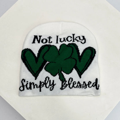 New Unisex Colorful Question Mark Love Lucky Grass Knitted Hats