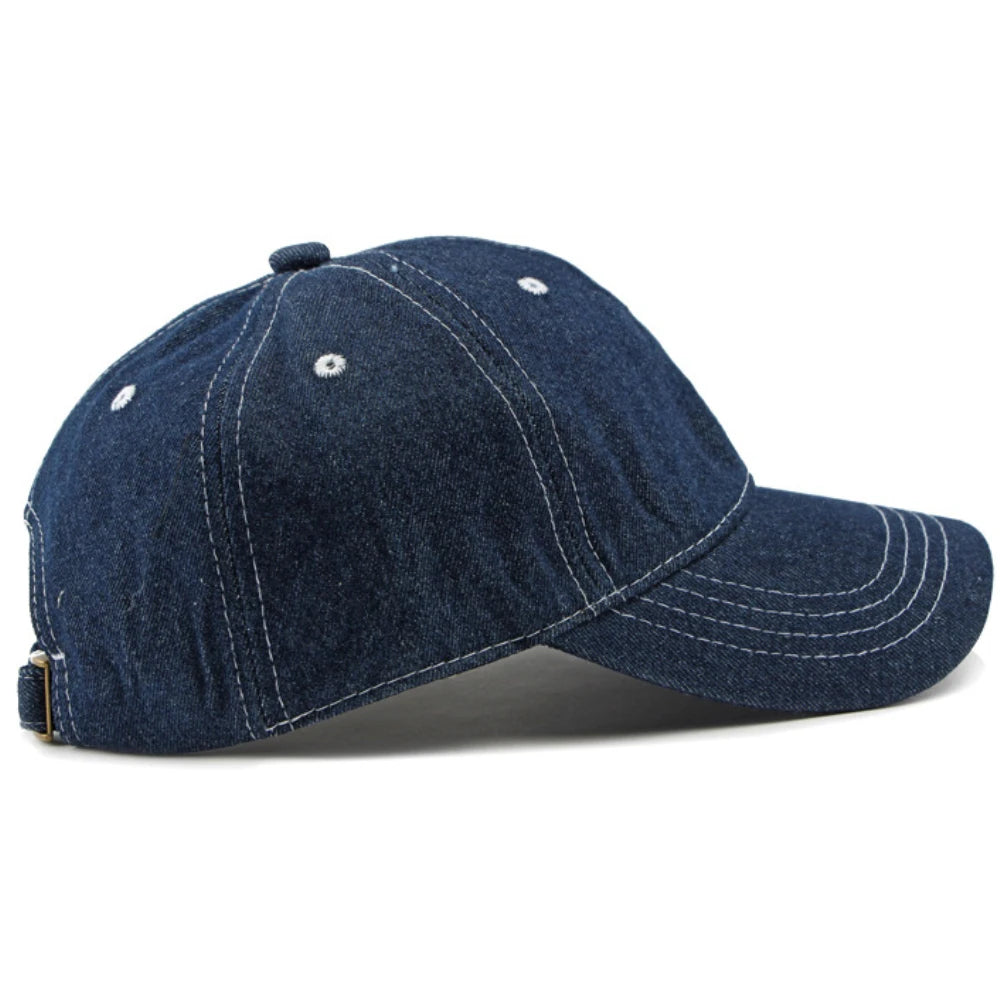 Baseball Cap Men Women Cotton Denim Baseball Hat