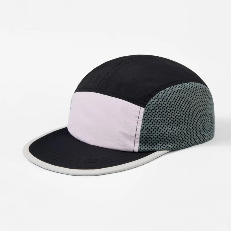 Ultralight 5 Panel Mesh Cap Dry Quick Breathable Running Cap
