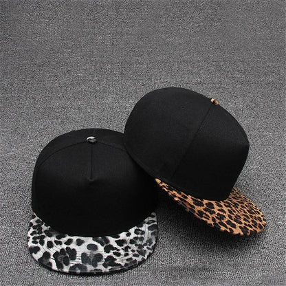 Leopard Snapback Cap Women Hat Autumn