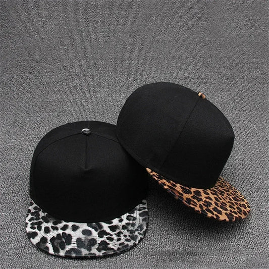 Leopard Snapback Cap Women Hat Autumn