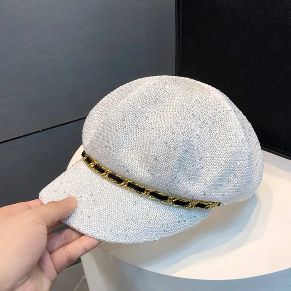 Korean Sun Protection Hollow Octagonal Hat