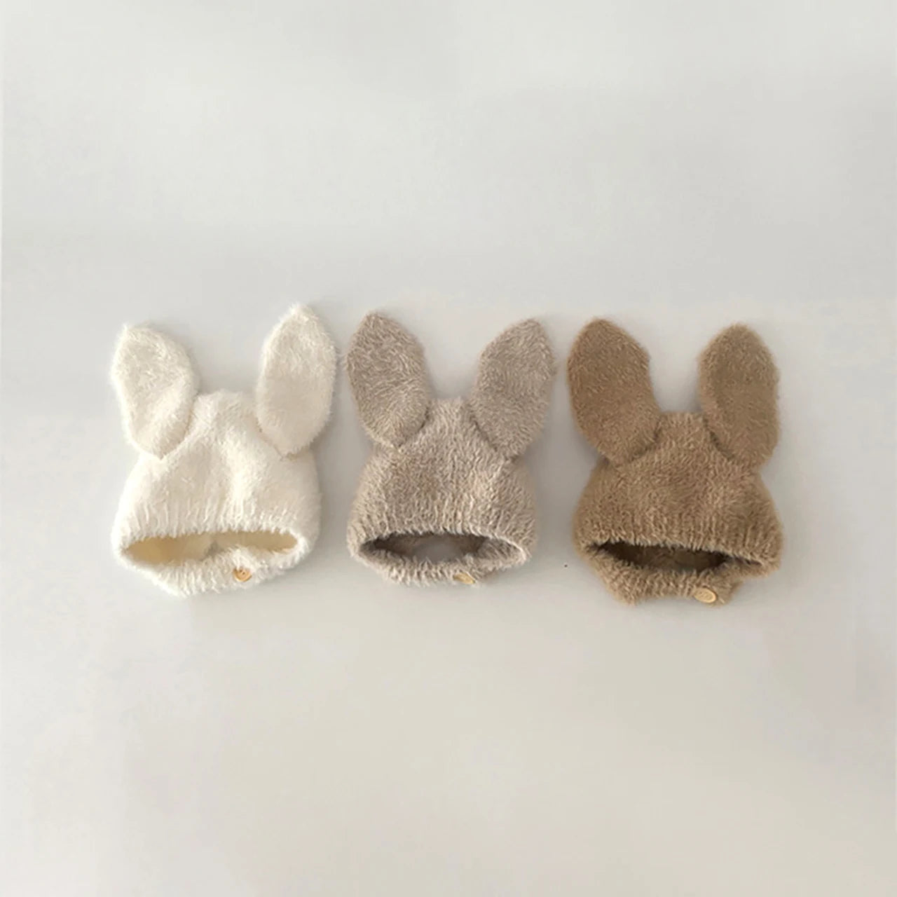Winter Baby Earflap Hat Cute Rabbit Ear Plush Infant Boy Girl Cap