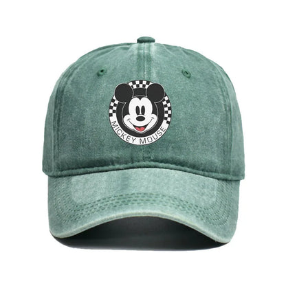 Unisex Mickey Mouse Print Kawaii Baseball Cap Wear Men Women Caps