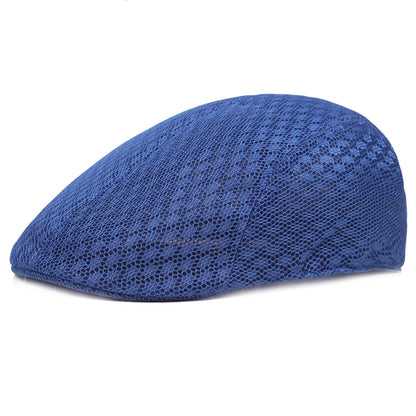 2025 New Summer Casual Beret Hat Unisex Mesh Flat Caps