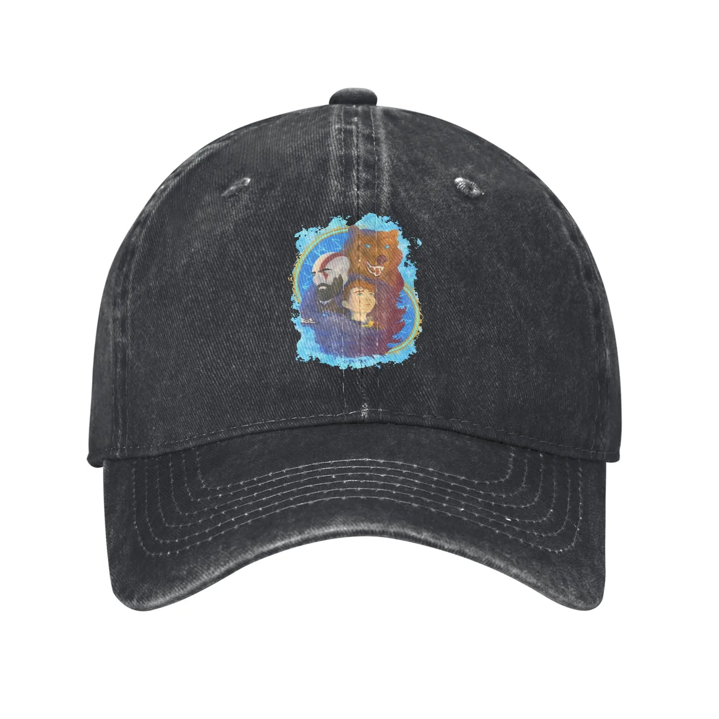 Casual Cartoon Kratos God Of War Baseball Cap