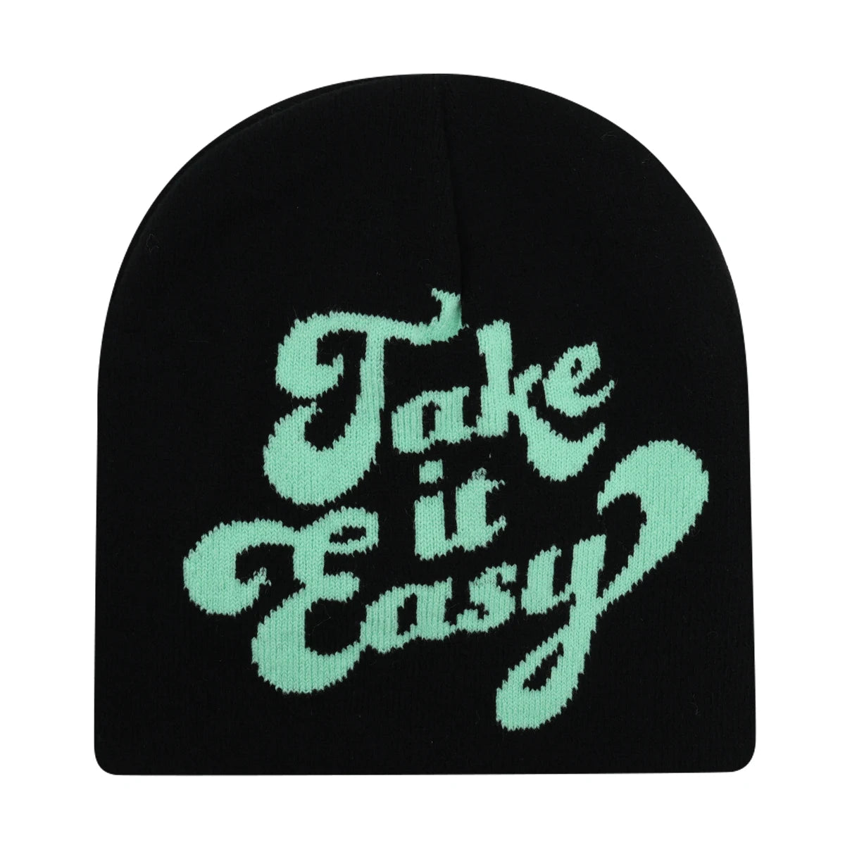Y2k Letter Butter Knit Hats Skullies Beanies Autumn Winter Warm Hat