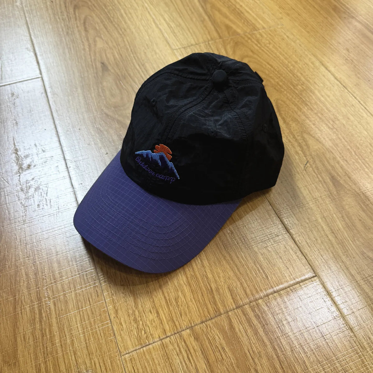 Mountain Outdoor Breathable Sports Quick Drying Hats Color Matching Purple Embroidery Baseball Caps