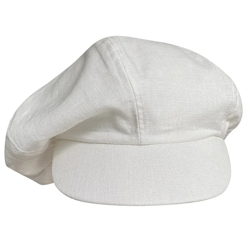 Big Head Newsboy Cap Women Beret Vintage Painter Spring Summer