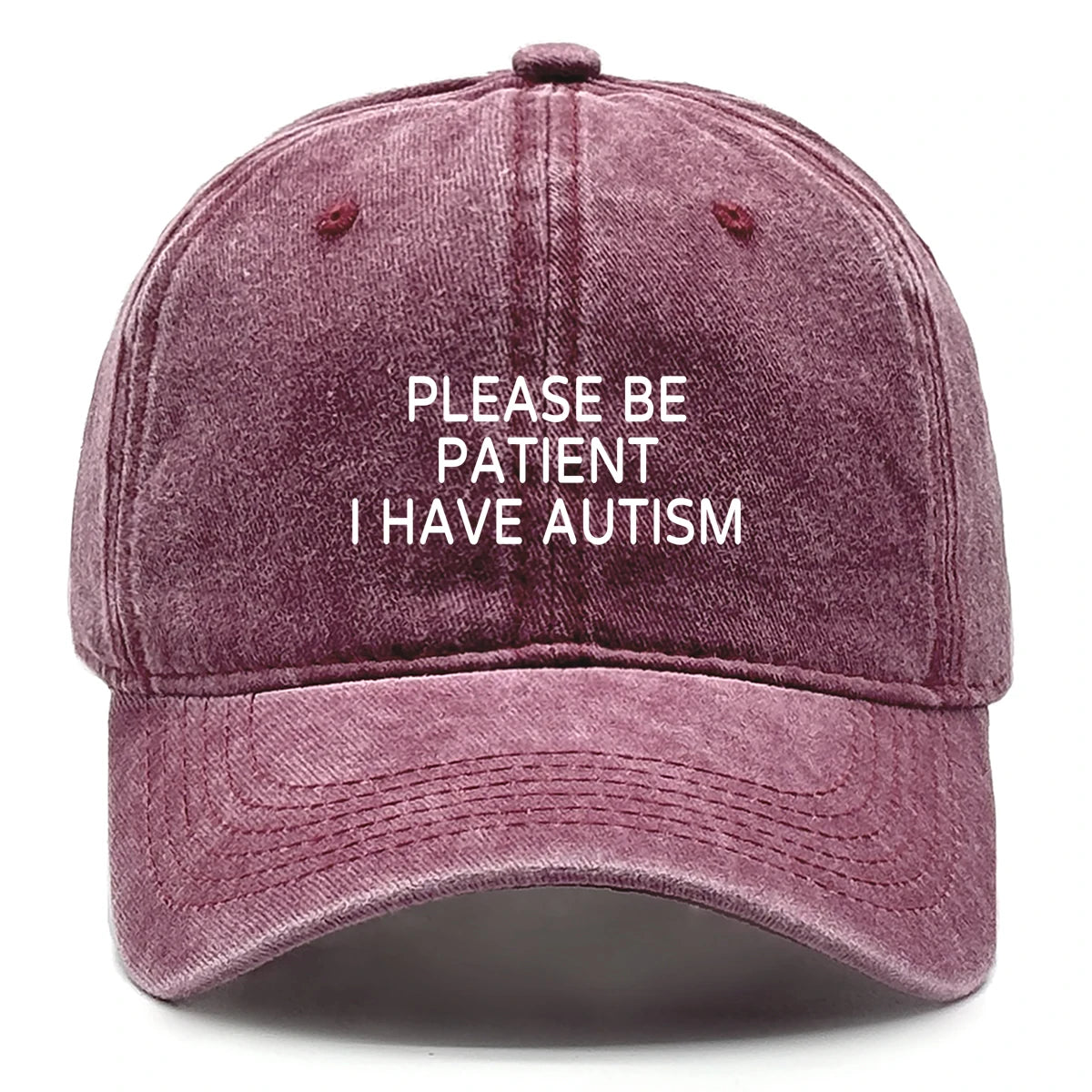 Adjustable Unisex Awareness Hat Breathable Sun Hat