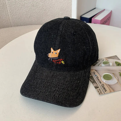 Cute Embroidered Baseball Cap for Men and Women