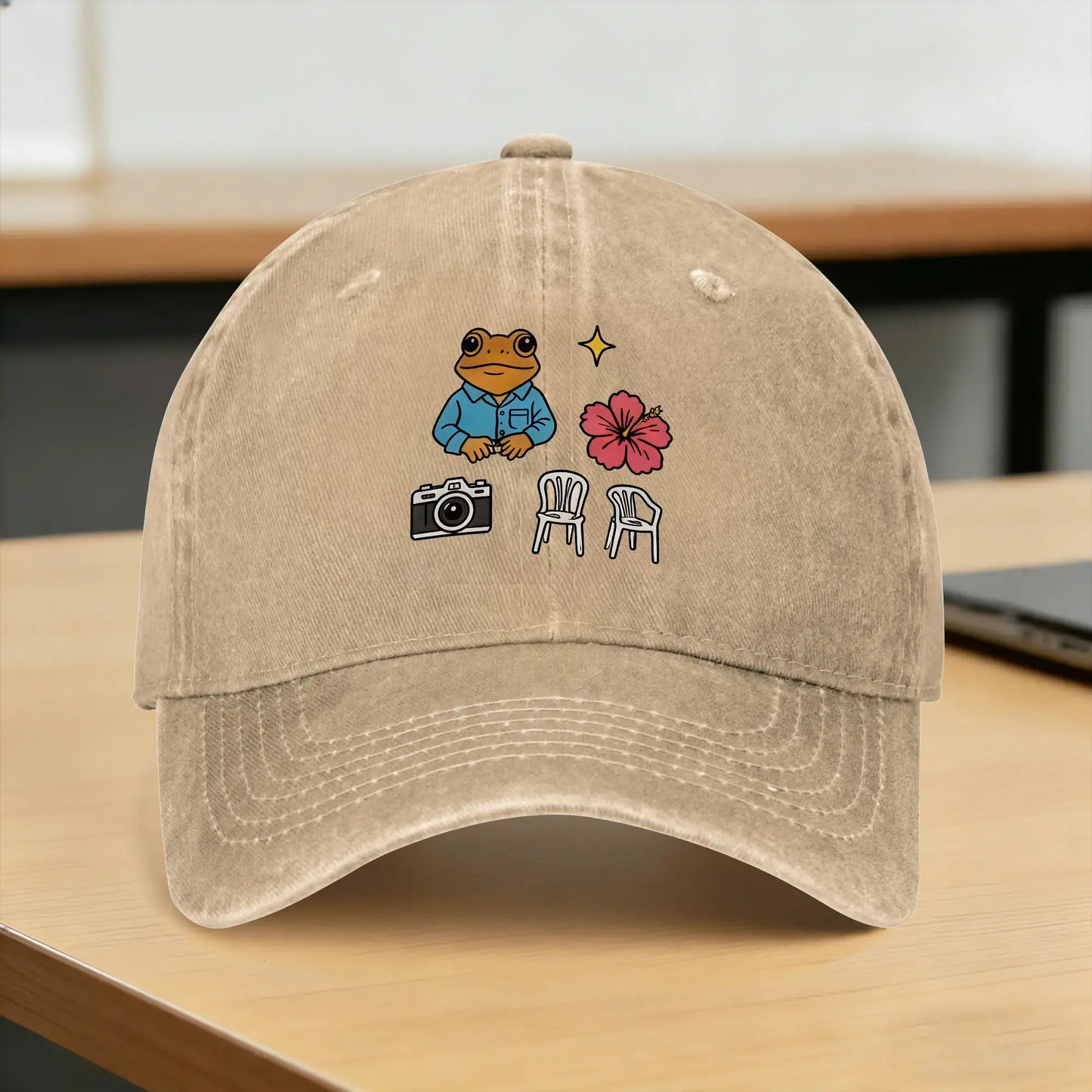 World Tour Washed Baseball Cap