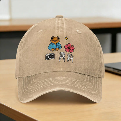 World Tour Washed Baseball Cap