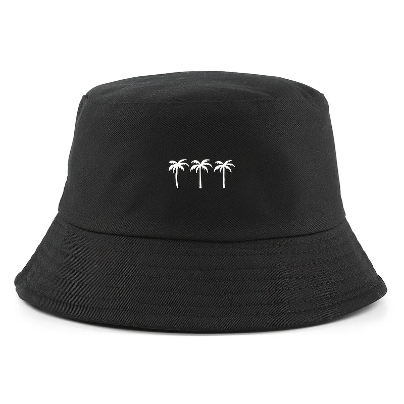Coconut Print Fisherman Hat, Fashionable for Both Men and Women