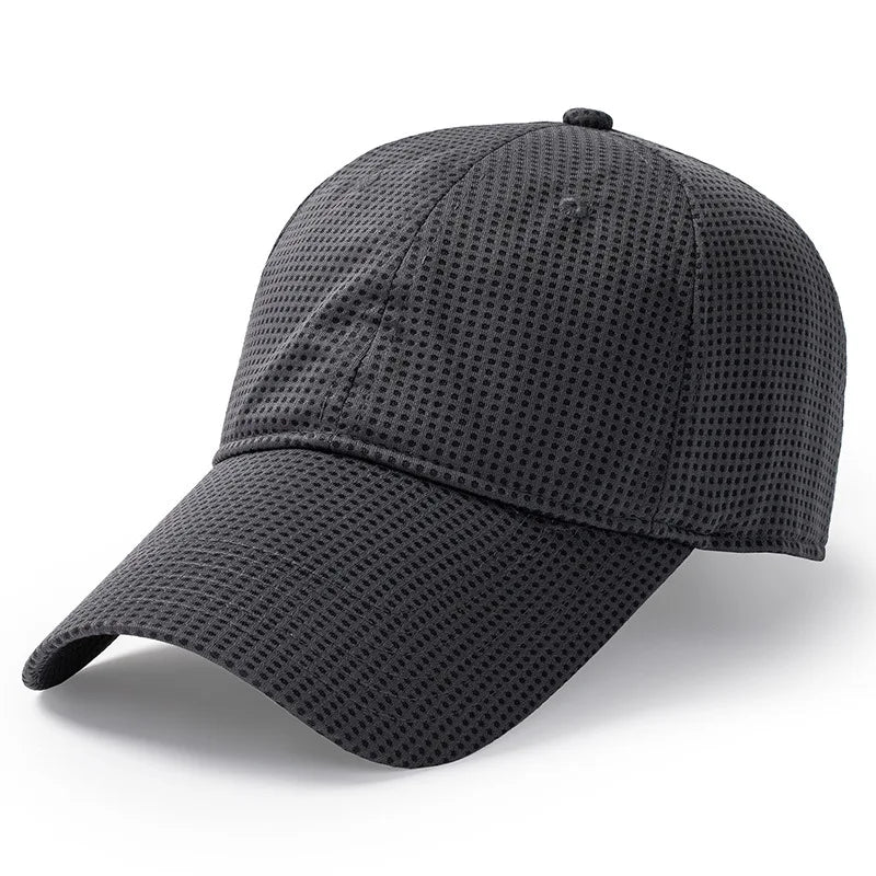 Breathable Quick-Dry Athletic Mesh Long Peak Baseball Cap Summer for Men And Women