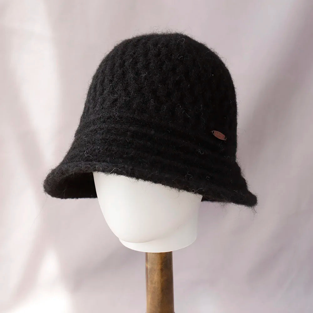 2025 Knitted Bucket Hat Fashion Color Block Women's Hip Hop Cap