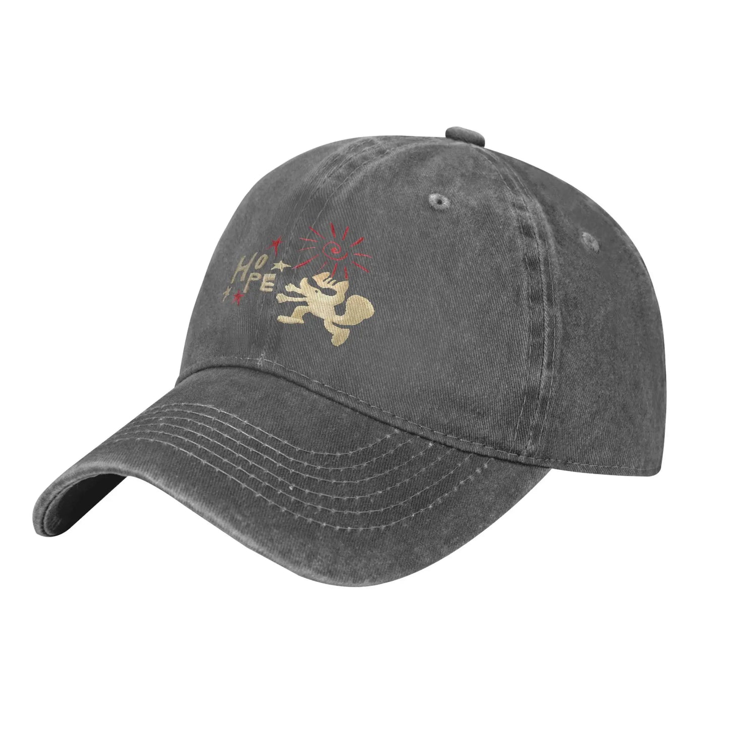Hope On The Stage Tour Baseball Cap Fashion Distressed Denim