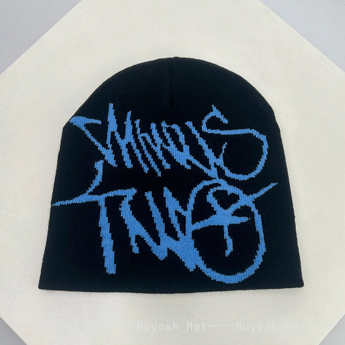 New Men Women American Street Jacquard Letters Knitted Hats