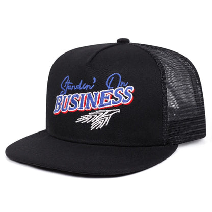 2026 New Flat Edge Hat Creative Letter Embroidered Baseball Hat
