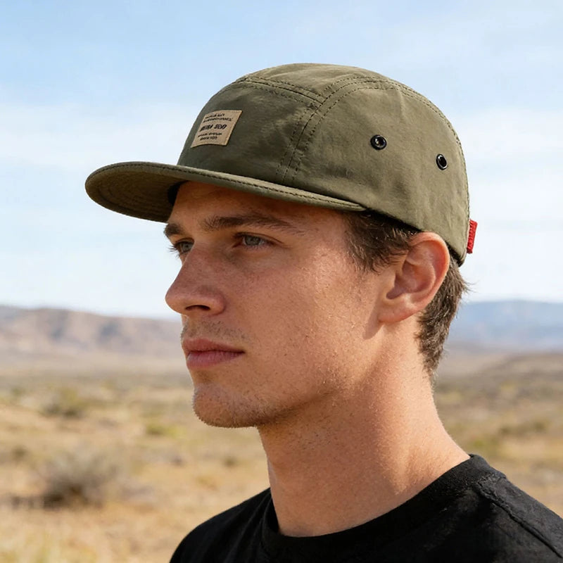 Japanese-Style Short-Brim Baseball Cap
