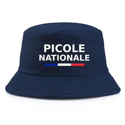 Summer Picole Nationale Bob Man Reversible Bucket Hat Women Cotton Fisherman Cap