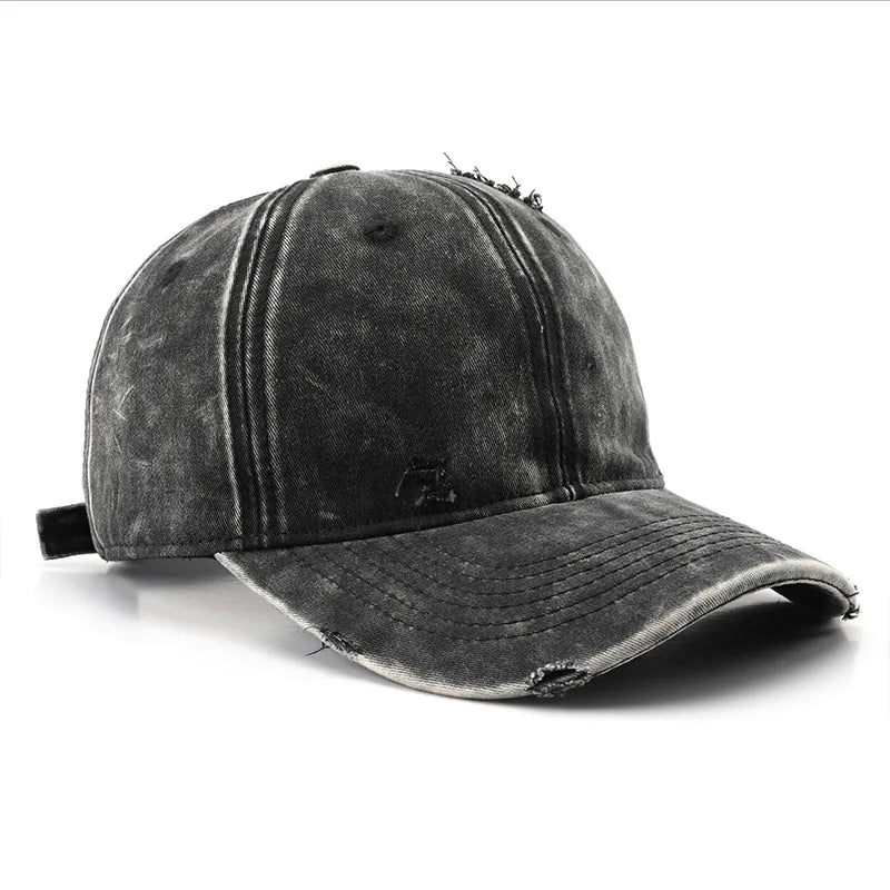 Vintage Distressed Baseball Cap For Men Women