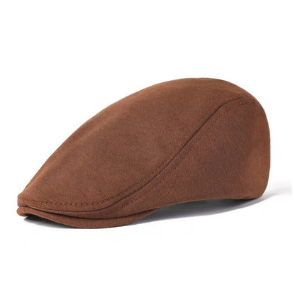 Men's Adjustable Newsboy Hat Classic Flat Ivy Cap