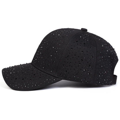 Unisex Rhinestone Baseball Caps Spring Autumn Outdoor