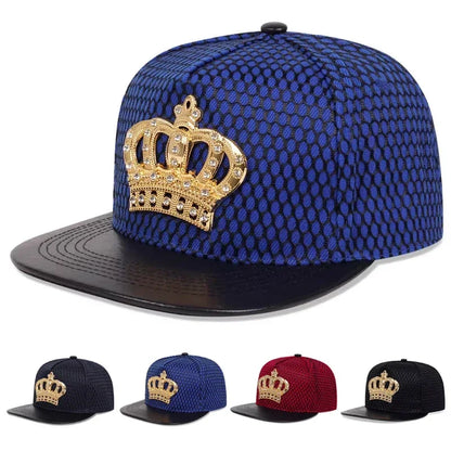 Unisex Crown Label Hip-Hop Hats Spring Autumn