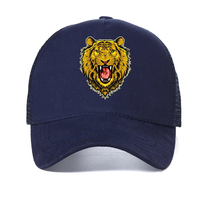 Tiger printing Baseball Cap Men Women
