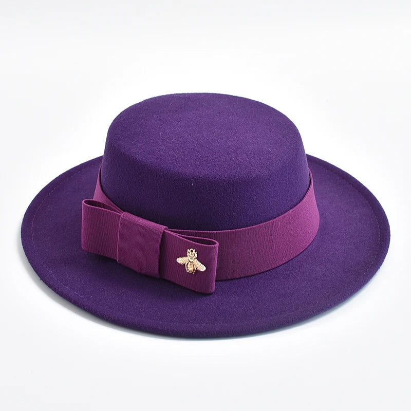 Fedora Hat For Women Fashion Formal Wedding Decorate Church Cap