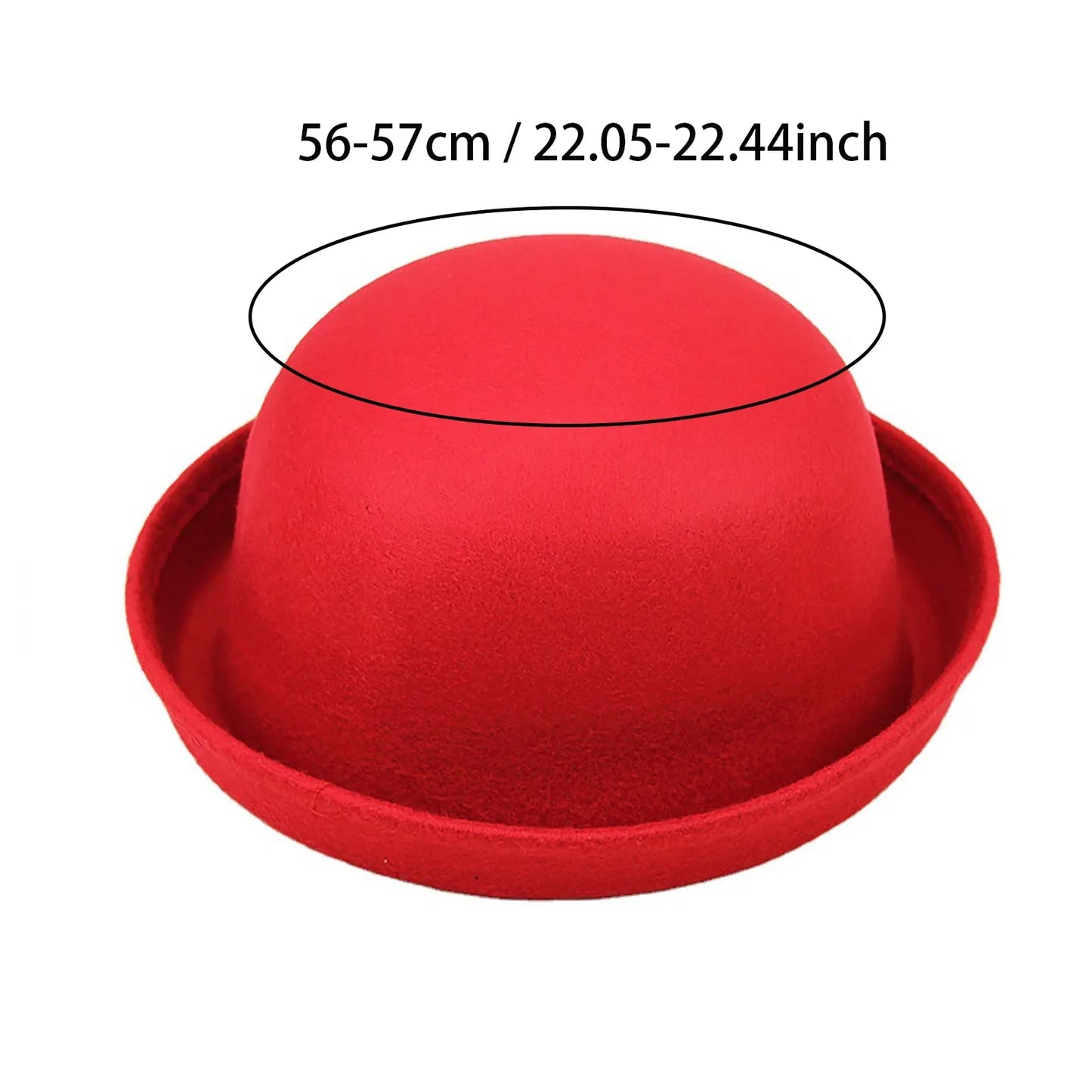 Top Cap Solid Color Women Girl Fashion Polyester Fedora Hats