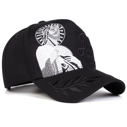 Unisex San Judas Tadeo Letter Embroidery Baseball Caps Spring Autumn