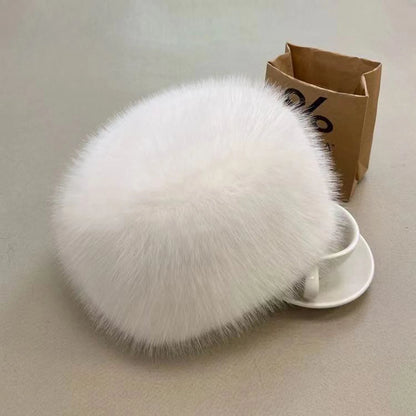 Imitation Fur Hat Women Warm Snow Ski Cap