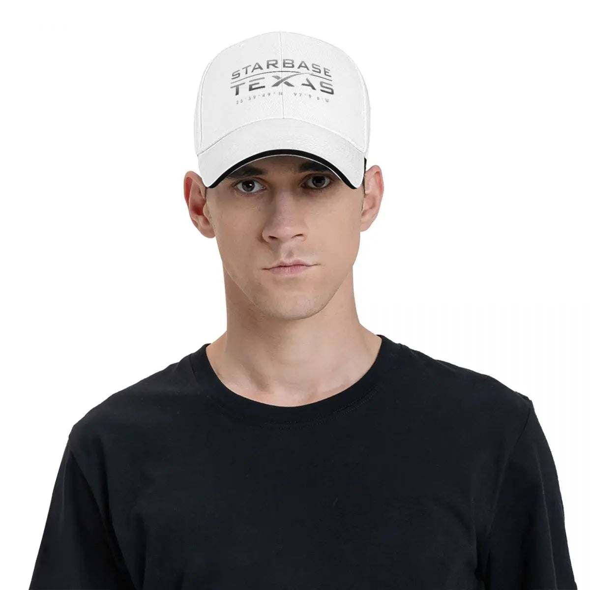 Starbase Texas Boca Chica Art SpaceX Starship Baseball Cap Men
