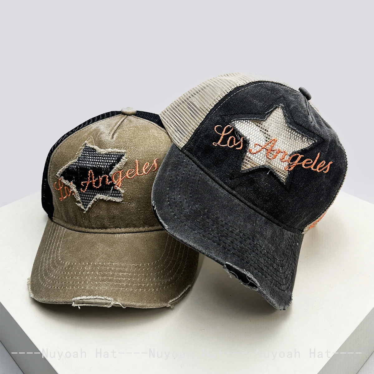 Street Star Embroidered Letters Baseball Hats
