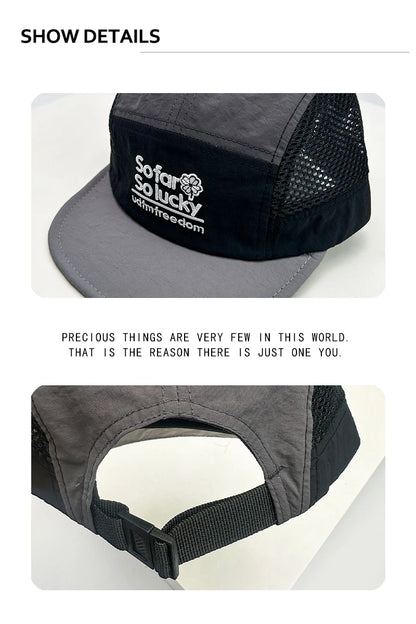 New Unisex Flat Eave Embroidered Letters Baseball Hats Outdoor