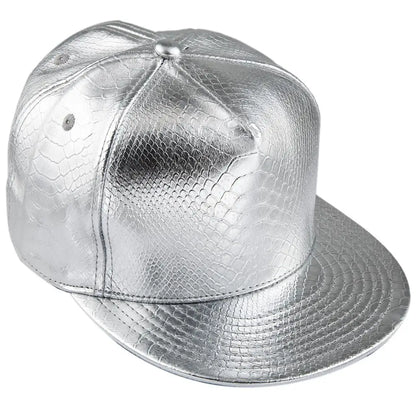 Hip Hop Caps Men Women PU Leather Adjustable