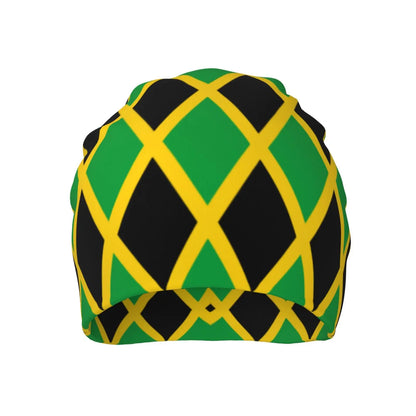 Jamaica Flag Printed Warm Soft Knitted Hat Lightweight Casual Hat