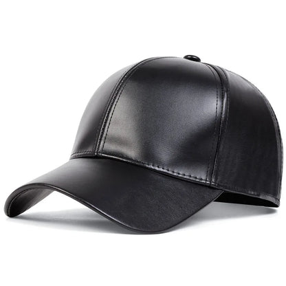 PU Leather Baseball Cap, Spring And Autumn Styles