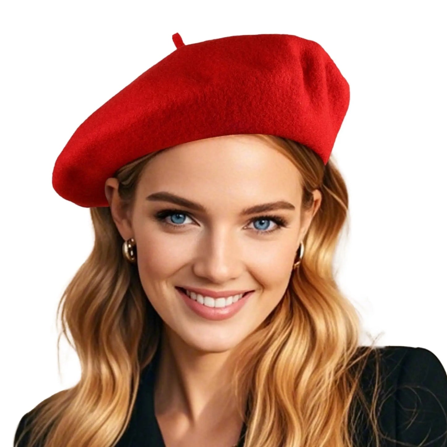 Free Shipping Wool Beret Hats For Women Men Solid Color Classic Beanie