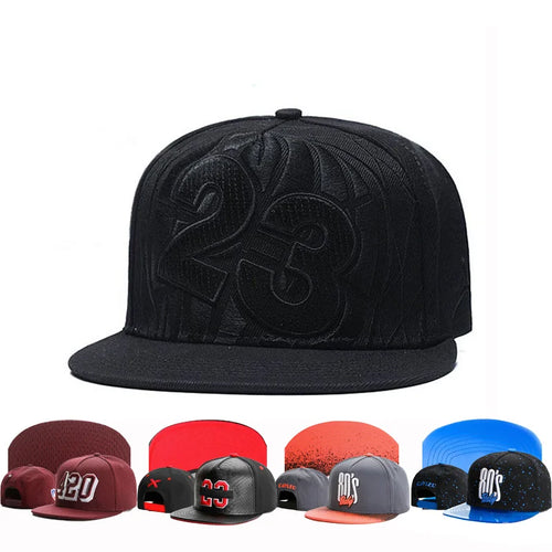 Spring Brand 23 Leather Black Cap Baseball Cap Men Women HipHop Knight Snapback Hat Adult Outdoor Casual