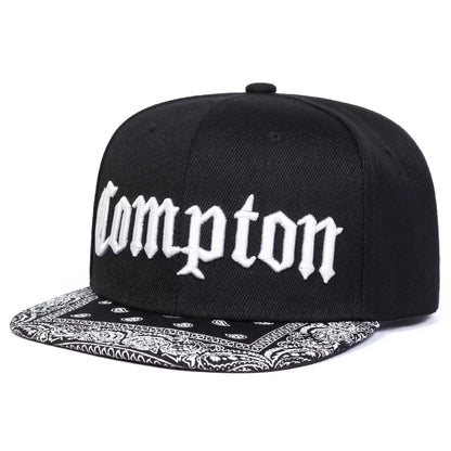 Unisex Compton Letter Embroidery Hip-hop Hats Spring Autumn