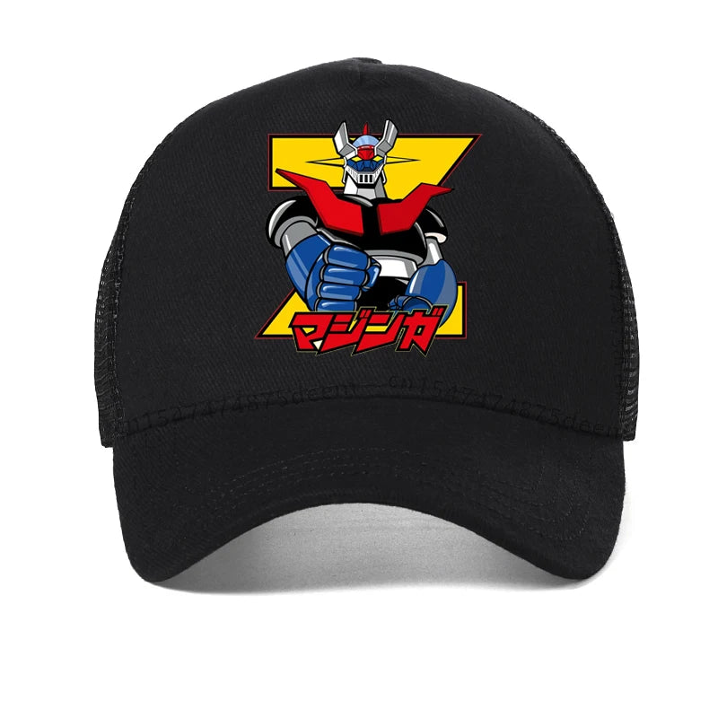 Mazinger z Anime Movie Robot Hat Men's Goldorak Baseball Cap