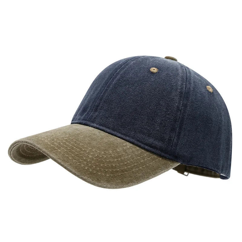 Unisex Versatile Color-Matched Washed Baseball Hat