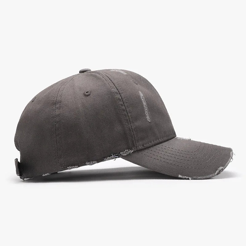 Women's Washed Distressed Baseball Cap For Outdoor Sports