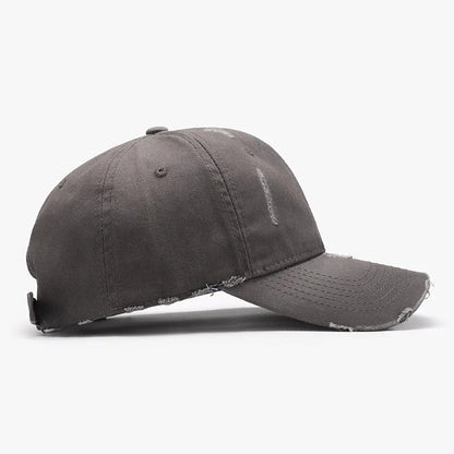 Women's Washed Distressed Baseball Cap For Outdoor Sports